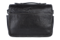 Preview: Alpenleder Leder Fototasche "Presse" Ebenholz